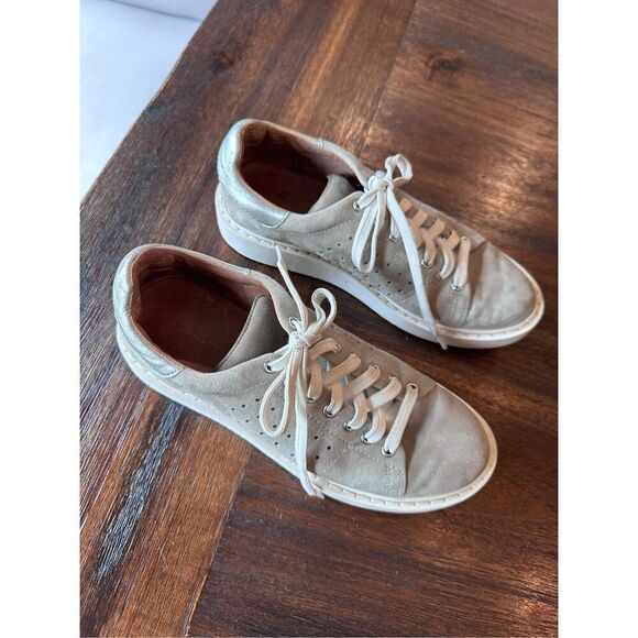 Halogen ladies leather sneaker in gray - Picture 6 of 9